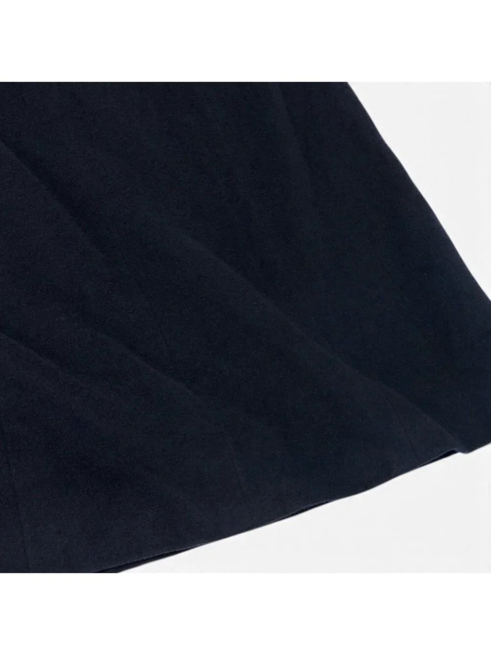 Chanel CC Logo Pencil Skirt Long Black 44